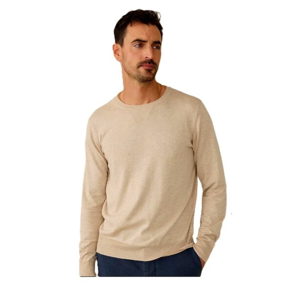 Faherty Reserve Movement™ Cotton Pullover Crewneck Sweater - Picture 1 of 6